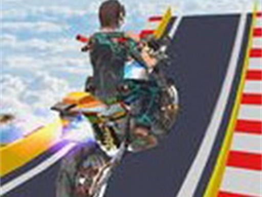 Mega Ramp Stunt Moto Game